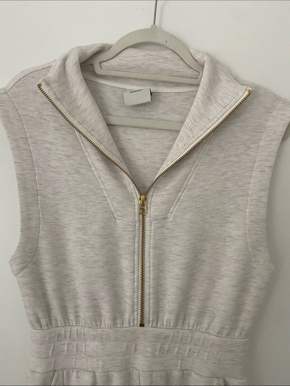 Varley Linvale Playsuit in Ivory Marl - Picture 5 of 16